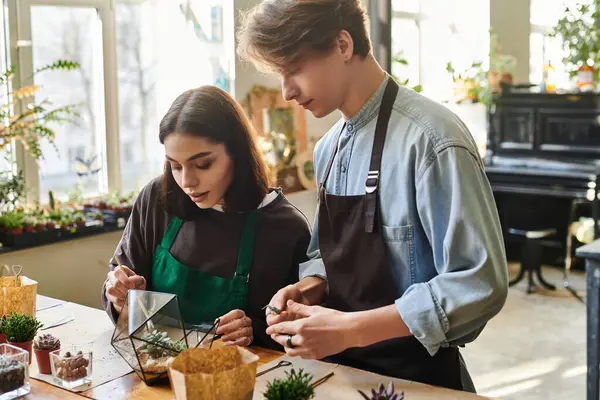 İki nişanlı sanatçı, yaratıcılık ve doğal güzelliklerle çevrili eşsiz bir projede birlikte çalışıyorlar..