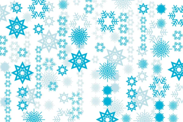 Ілюстрація Синя Лінія Снігового Фону — стоковий вектор
