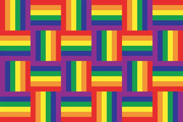 Цветовая Полоса Lgbtq Цветной Фон — стоковый вектор