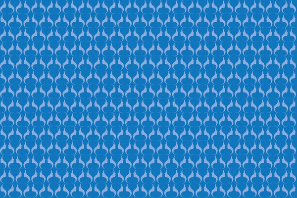 Illustration Modèle Abstrait Visage Sur Fond Bleu — Image vectorielle
