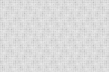 Gri arkaplandaki ruhani sembolün çizimi.