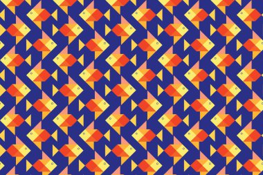 Kare balığın koyu mavi arka plandaki görüntüsü.