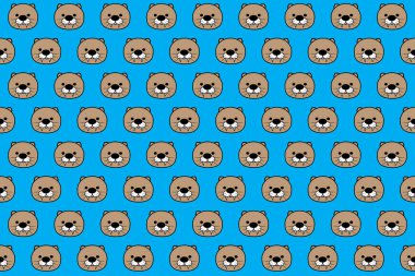 Mavi arkaplan üzerine mühür resmi, duvar kağıdı yüzü.