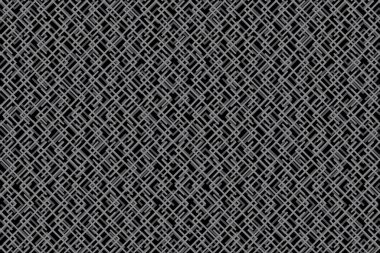 Çizim duvar kağıdı, soyut Geometrik Stil. Siyah arkaplan üzerinde Gri Örnekleme çizgisi tekrarlanıyor.