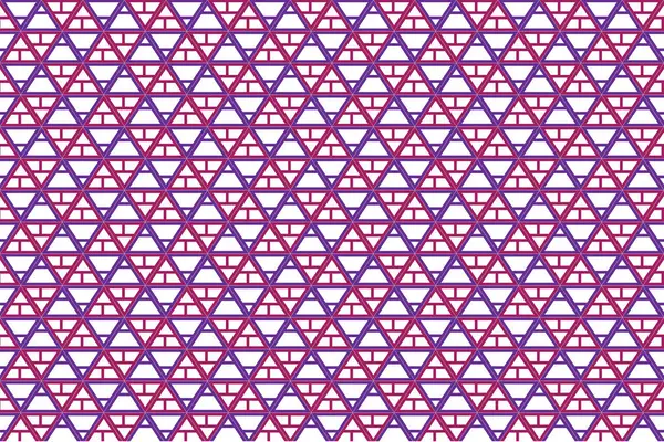 Illustration Tapete Abstrakter Geometrischer Stil Wiederholung Der Muster Dreieck Farblinie — Stockvektor