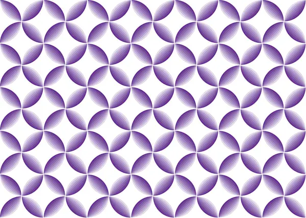 イラストパターン 抽象的な幾何学様式 白い背景のサンプル曲線を繰り返す — ストックベクタ