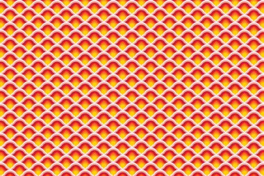 Soyut dalga çemberi arka planının yinelenmesi.