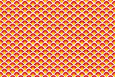 Soyut dalga çemberi arka planının yinelenmesi.