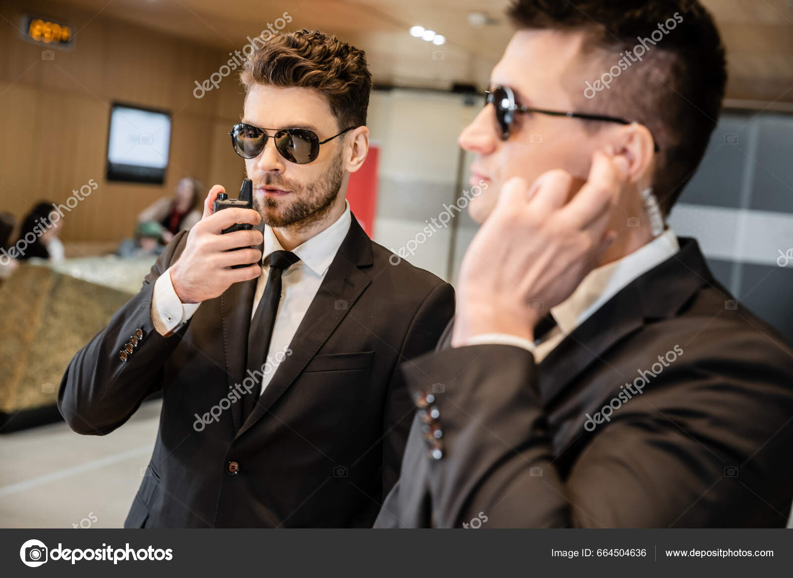 Bodyguard Service Private Security Handsome Man Sunglasses Formal