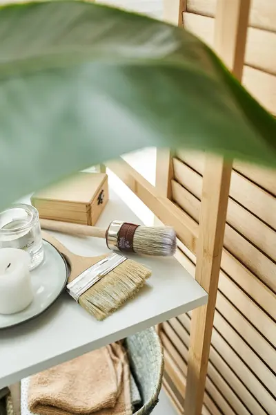 Stock image Gardening tools in cozy studio.