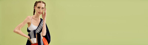 Woman displays her strength and vulnerability as she faces challenges related to anorexia.