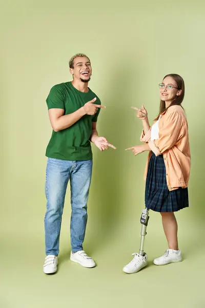 Two friends engage in playful banter and laughter, showcasing their bond. — Stock Photo