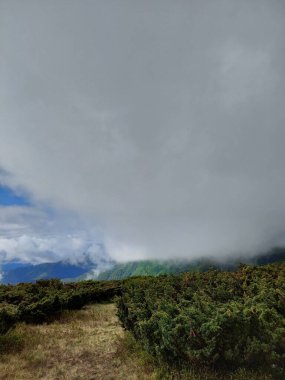 Dağların güzel manzarası
