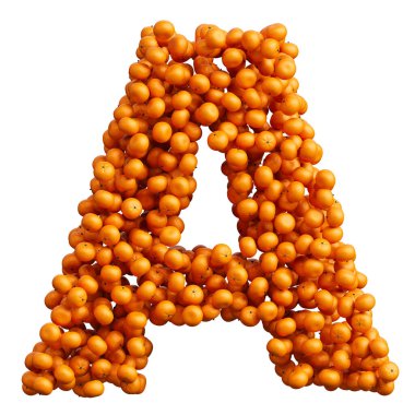 Birçok portakaldan alfabe, A harfi..