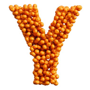 Birçok portakaldan gelen alfabe, Y harfi..