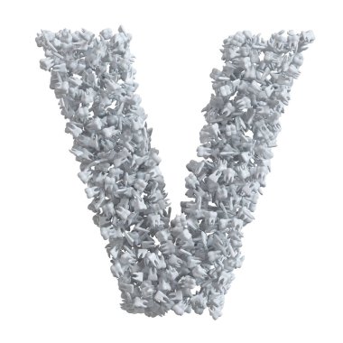 Dişlerden oluşan alfabe, V harfi..