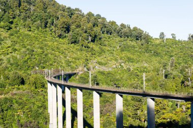 Hapuawhenua Viaduct, a railway viaduct in the Ruapehu District, North Island, New Zealand clipart