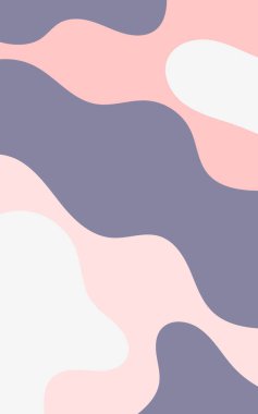 Soyut pembe, beyaz, gri dalgalı arka plan kadın tasarımları, sosyal medya grafikleri ve modern sunumlar için idealdir..