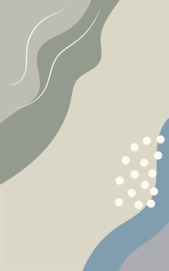 Gri, mavi ve beyaz elementlerle soyut bir arkaplan. Modern tasarım projeleri, dijital sanat veya kurumsal sunumlar için uygundur..