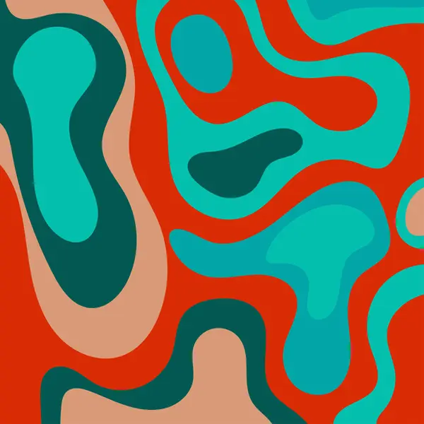 Kırmızı, yeşil ve turuncu renkli soyut arkaplan canlı tasarımlar, sanatsal projeler, web grafikleri, dijital sanat eserleri ve sosyal medya paylaşımları için uygundur..