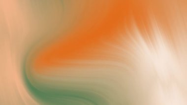 Tasarımlar, sunumlar, web siteleri, afişler, posterler, baskılar, dijital sanat ve markalaşma için soyut turuncu, yeşil ve beyaz dalgalı çizgiler.