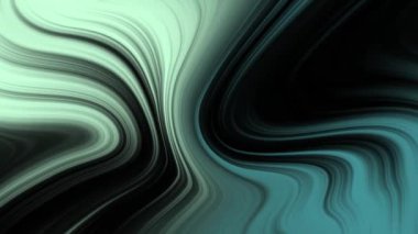 Modern tasarım projeleri, web siteleri, sunumlar ve dijital sanat çalışmaları için uygun siyah, beyaz, yeşil ve mavi eğrili soyut arkaplan.