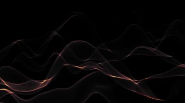 Siyah ve beyaz dalgaların soyut arkaplanı