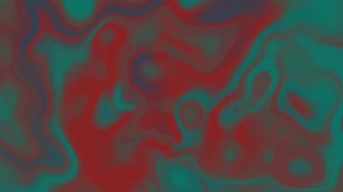 Koyu deniz mavisi ve kırmızı renkler akışkan hareketle harmanlanarak yumuşak bir animasyon oluşturur. Sunumlar, videolar ve dijital görüntüler için ideal. Kusursuz döngü. 4k çözünürlüğü