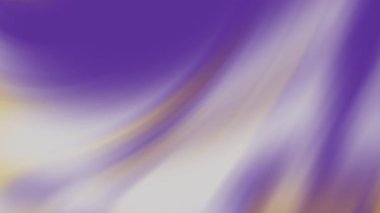 Bulanık mor ve altın dalgalar bu soyut animasyonda pürüzsüz geçişlerle harmanlanır. Sunumlar, videolar ve dijital görüntüler için ideal. Kusursuz döngü. 4k Çözünürlüğü