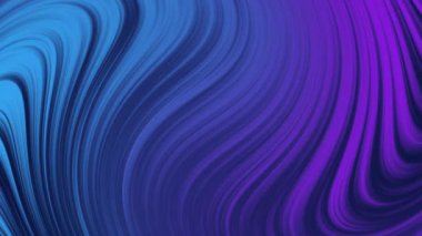 Pürüzsüz akışkan hareket, rahatlatıcı soyut bir zemin oluşturuyor. Canlı mavi ve mor renkler, rahatlatıcı ve ilham verici video projeleri için mükemmel.