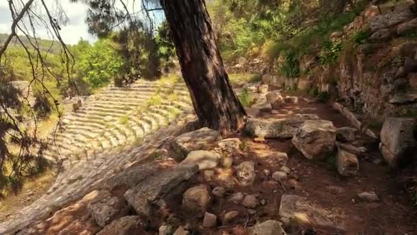 Antalya Kemer Veya Faselis Teki Phaselis Antik Kenti Antik Lycia — Stok video