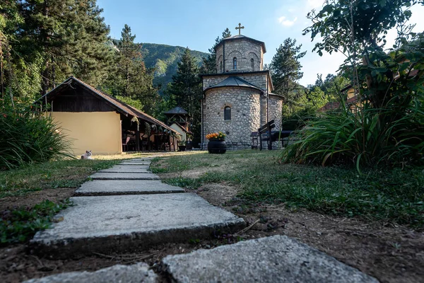 Orthodox Christian Monastery Serbian Monastery John Baptist Manastir Jovanje 13Th — Stok fotoğraf