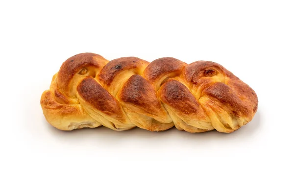 Піт Плетений Хліб Традиційно Виготовлений Відпустку Особливо Великдень Плетений Хліб — стокове фото