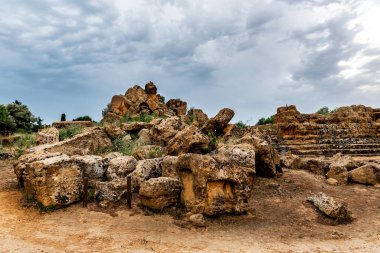 Tapınaklar Vadisi, Agrigento Arkeoloji Parkı, Sicilya, İtalya