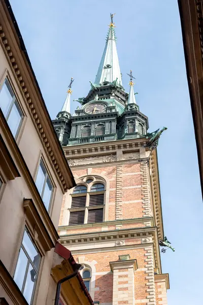 Stock image The German Church (Tyska kyrkan), sometimes called St. Gertrude's Church (Sankta Gertruds kyrka), is a church in Gamla stan, the old town in central Stockholm, Sweden.