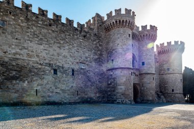 Rodos - Rodos Şövalyelerinin Büyük Efendisi 'nin Sarayı Eski Rodos Kasabası