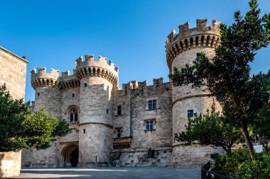 Rodos - Rodos Şövalyelerinin Büyük Efendisi 'nin Sarayı Eski Rodos Kasabası