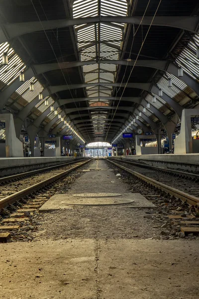 Estação Central Zurique Maior Estação Ferroviária Suíça — Fotografia de Stock