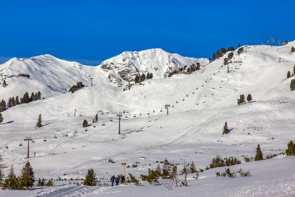 Skigebied Obertauern Oostenrijkse Alpen — Stockfoto