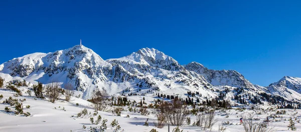 Estación Esquí Obertauern Los Alpes Austríacos Panorama — Foto de Stock