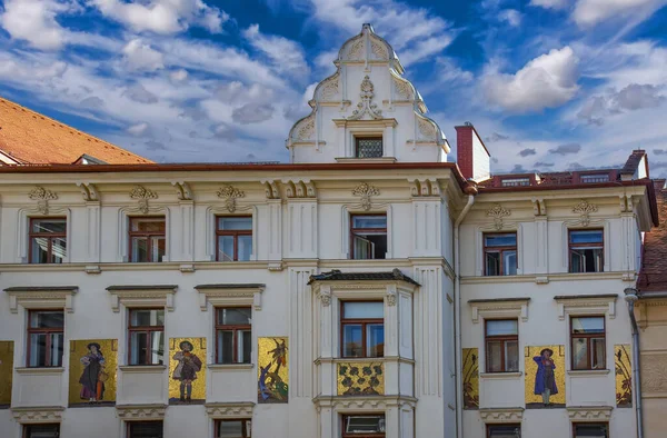 Старое Здание Старом Городе Граце Австрия — стоковое фото