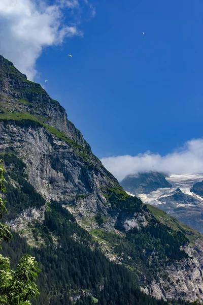 Пасажири Горах Швейцарії — стокове фото