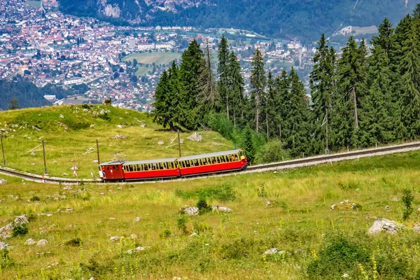 stock image The Schynige Platte Railway is a mountain railway in the Bernese Highlands area of Switzerland
