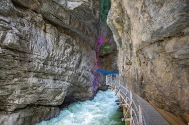 Grindelwald, İsviçre 'deki Buzul Kanyonu
