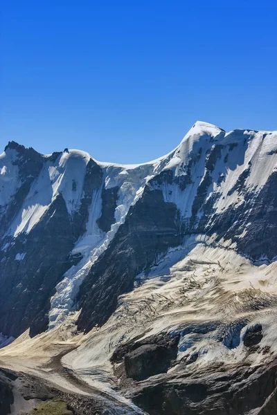 Widok Alpy Szwajcarskie Lodowiec Jungfrau Góry Schlithorn — Zdjęcie stockowe