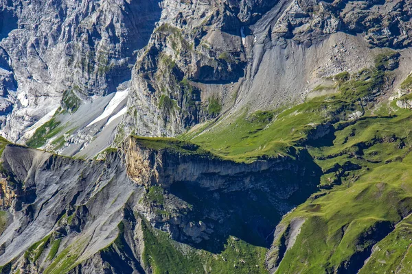 Vista Sulle Alpi Svizzere Sul Ghiacciaio Jungfrau — Foto Stock