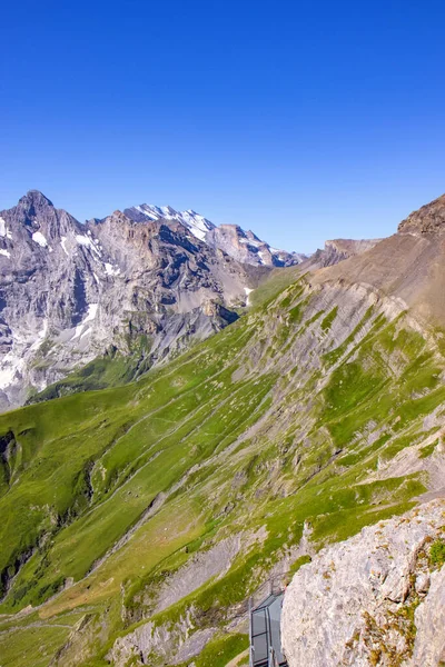 Вид Швейцарські Альпи Юнгфрау Льодовик — стокове фото