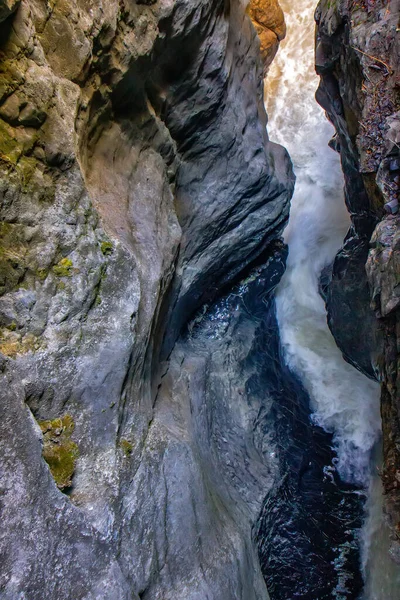 Trummelbach Falls Lauterbrunnen Ελβετία Μεγαλύτερος Υπόγειος Καταρράκτης Της Ευρώπης — Φωτογραφία Αρχείου