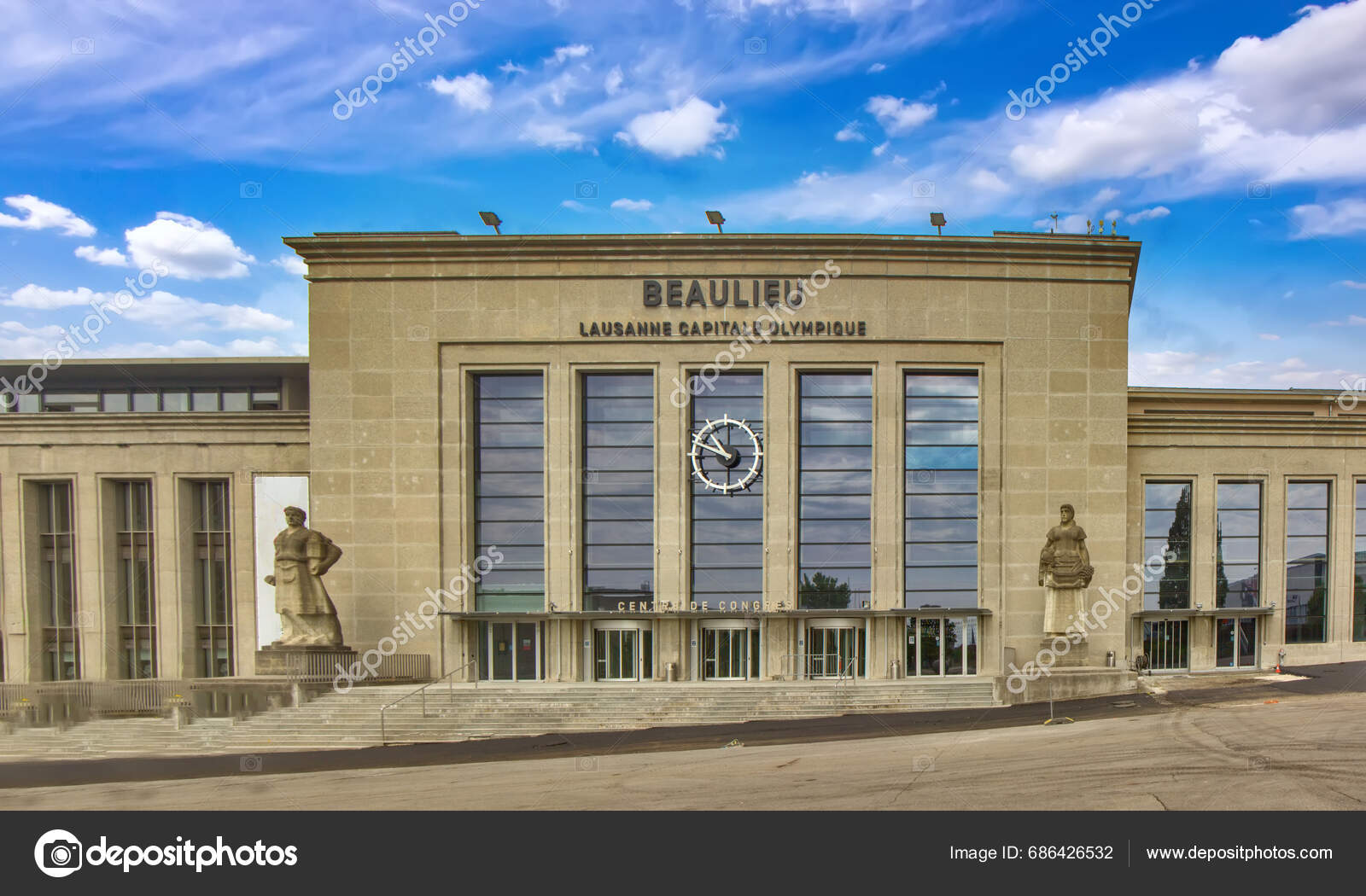 Palais Beaulieu Historical Emblematic Building Lausanne Convention