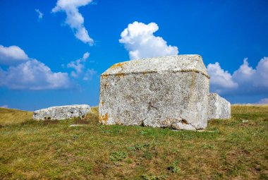 Medieval tombstones graveyards in Bosnia and Herzegovina clipart